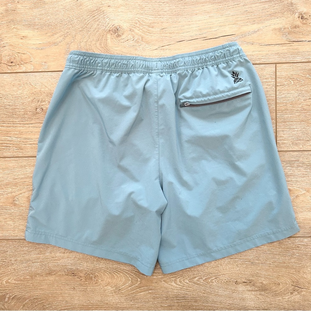 Chubbies 7” Swim Trunks Shorts Hybrid Performance Men Sz Medium Green Aztec - Picture 6 of 9